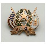 Native Daughters of the Golden West Lapel Pin 14kt