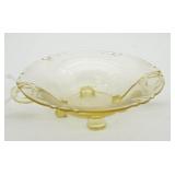 Heisey Glass Empress Sahara Yellow Depression
