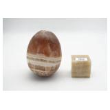 Stone Egg and Cube