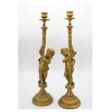 Noontidings Cherub Candle Holders