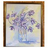 Oil on Canvas ? Purple Irises by Meagan Fox