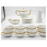 Assorted Porcelain Pieces Teapot, Teacups & Etc.