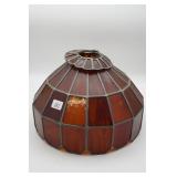 Stained Glass Hanging Light Fixture AS IS