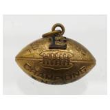 1939 Champions Letter E Gold Filled Football