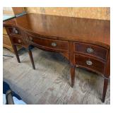 Early 19th Century Mahogany Bow Front Sideboard