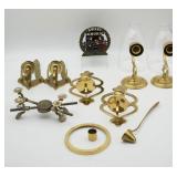 Brass Wall Sconces, Candle Snuffer & Etc.