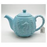Andrea Sadek Majolica Turquoise Teapot