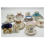 Collection of Demitasse Cups & Saucers