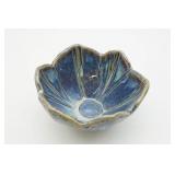 Ceramic Petal Rim Bowl Signed Jan n