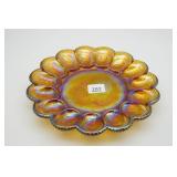 Indiana Carnival Glass Deviled Egg Dish
