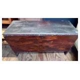 Early 19th Century 6 Board Blanket Chest w/