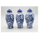 Blue & White Salt & Pepper Shakers