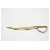 Brass Sword Shaped Letter Opener