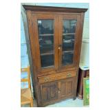 Antique Pie Safe w/Glass Doors