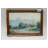 Oil on Canvas Landscape Scene
