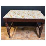 Mahogany Vanity Bench