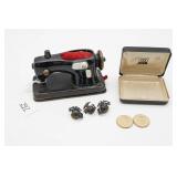 Ceramic Pin Cushion Black Sewing Machine,
