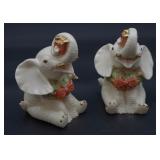 Lenox Yuletide Elephant Christmas Figurines (2)