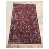 Karastan Red Sarouk Rug 34" x 60"