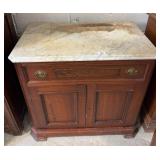 Antique Victorian Marble Top Washstand