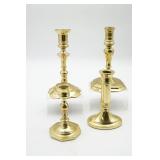 (4) Brass Candlestick Holders