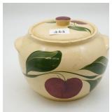 Watts Pottery Apple Bean Pot ~ Some Chips See
