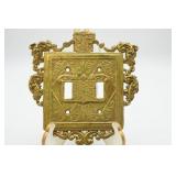 Virginia Metalworks Ornate Brass Double Light