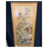 Qui Ying Chinese Village and Jade Cave Print