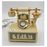 Vintage Style Rotary Telephone Wedgwood Style