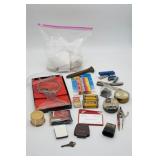 Assorted Office Supplies, Magnifiers, Staples,