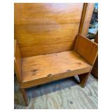 Antique Pine Hutch Table/Bench