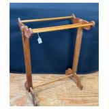 Vintage Wooden Quilt Rack