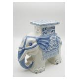Chinoiserie Ceramic Elephant Plant Stand