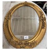 Ornate Gold Tone Mirror