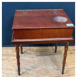 Bombay Co. Vintage Mahogany Bible Box on Legs