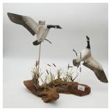 Clarence T. Sanders Canadian Goose Sculpture