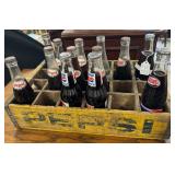 Wooden Pepsi Cola Wooden Crate w/Pepsi