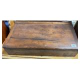 Antique Sloping Top Clerks Writing Desk