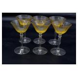 Fostoria Champagne Topaz Yellow Champagne