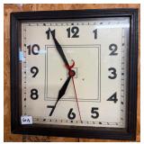 Carson Mfg Co. Electric Wall Clock