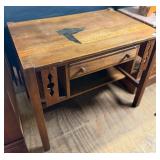 Mission Arts & Crafts Oak Library Table
