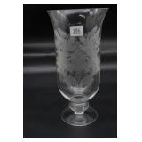Vintage Etched Vase