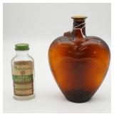 Heart Shaped Brown Bottle & Pefection Liquid