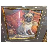 Elaine Vollherbst Pampered Pug Puppy Dog Print