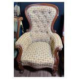 Victorian Style Parlor Armchair