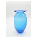 Blenko Cobalt Blue Glass Vase