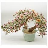 Vintage Chinese Glass Bonsai Tree
