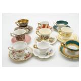 Collection of Demitasse Cups & Saucers