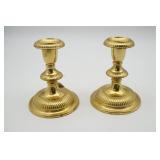 Pair of Brass Candlestick Holders