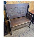 Antique Oak Monk